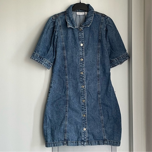 SINCERELY JULES Denim Button-Up Mini Dress - Picture 2 of 9